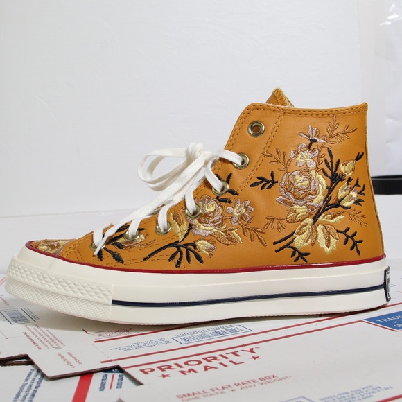 chuck 70 floral leather high top